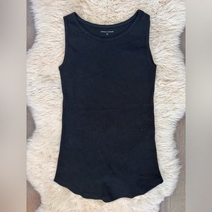 Universal Standard Loire Ribbed Tank in Black